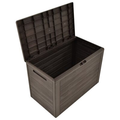 vidaXL Záhradný úložný box hnedý 78x44x55 cm