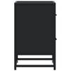 vidaXL Nočn&yacute; stol&iacute;k čierny 40x31x50 cm kompozitn&eacute; drevo