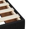 vidaXL Posteľný rám boxspring s matracom čierny 180x200 cm zamat
