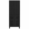 vidaXL Highboard 2 pcs Čierny dub 69,5 x 34 x 180 cm