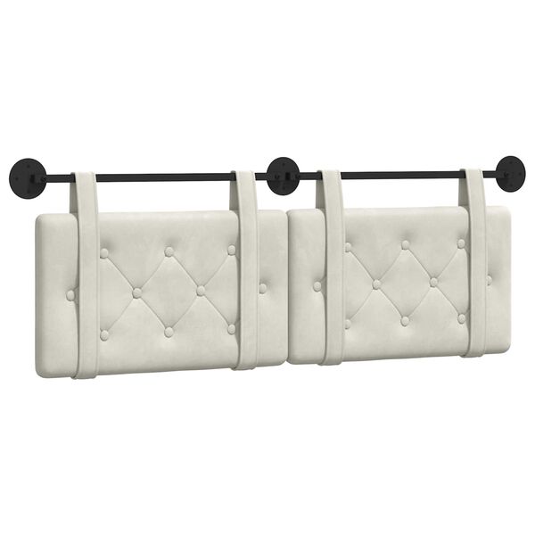 vidaXL Z&aacute;vesn&aacute; Čel&aacute; N&aacute;stenn&yacute; Kr&eacute;mov&aacute; 150 x 55 x 5 cm Zamat