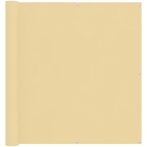 vidaXL Balk&oacute;nov&aacute; obrazovka Pieskov&aacute; 110 x 300 cm Oxfordsk&aacute; l&aacute;tka