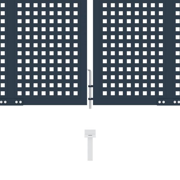 vidaXL Plotov&aacute; br&aacute;na antracitov&aacute; 404x150 cm oceľov&aacute;