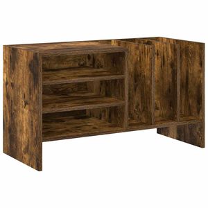vidaXL Skrinka na gramof&oacute;nov&eacute; platne Dymov&aacute; dub 78,5 x 35 x 45 cm