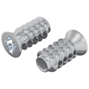 vidaXL Skrutka 2 pcs Strieborn&aacute; M6 x 12 mm Železo