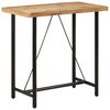 vidaXL Barov&yacute; st&ocirc;l 110x55x107 cm mas&iacute;vne mangov&eacute; drevo a železo