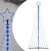 vidaXL LED vianočn&yacute; stromček 447 LED modr&eacute; 250 cm
