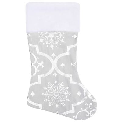 vidaXL Luxusná deka pod vianočný stromček a ponožka biela 150 cm látka