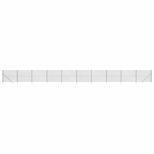 vidaXL Dr&ocirc;ten&yacute; plot s kotviacimi hrotmi antracitov&yacute; 1,6x25 m