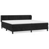 vidaXL Posteľn&yacute; r&aacute;m boxspring s matracom čierny 200x200 cm zamat