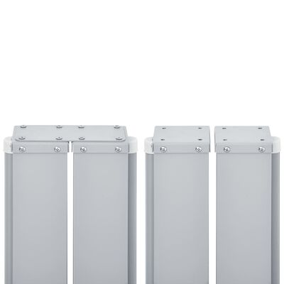vidaXL Zaťahovacia bočná markíza, krémová 100x600 cm