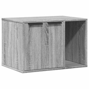 vidaXL Uzavret&yacute; box na stelivo siv&aacute; sonoma 60x40x40cm kompozitn&eacute; drevo