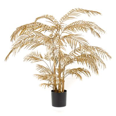 Emerald Umelý strom palma areca 145 cm zlatý
