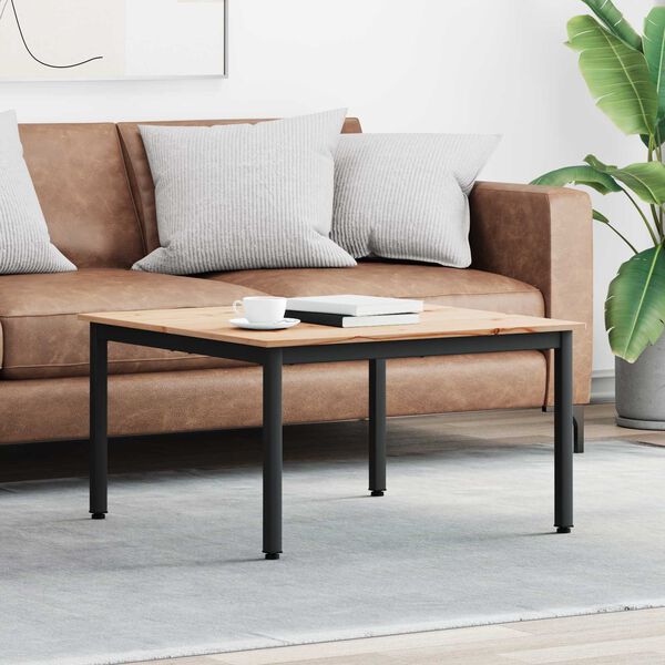 vidaXL Konferenčn&yacute; stol&iacute;k Pr&iacute;rodn&aacute; 80 x 80 x 45 cm