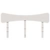 vidaXL Čelo postele biele 140 cm mas&iacute;vna borovica