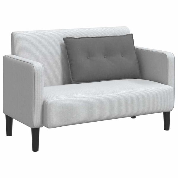 vidaXL Podu&scaron;ka na chrb&aacute;t Tmavo &scaron;ed&aacute; 80 x 50 cm Mikrovl&aacute;kno