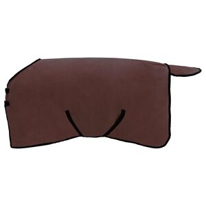 vidaXL Pl&aacute;&scaron;ť pre kone Pln&aacute; tmavohned&aacute; 75 cm