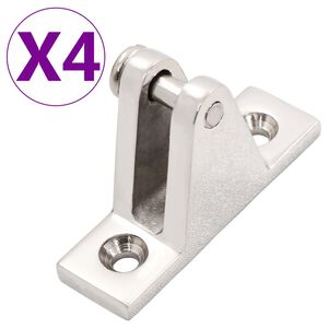 vidaXL P&aacute;nty na palubu člna pre Bimini Top 4 ks nehrdzavej&uacute;ca oceľ
