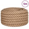 vidaXL Jutov&eacute; lano 5 m dlh&eacute; 60 mm hrub&eacute;