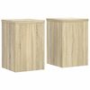 vidaXL Stojany na rastliny 2 ks dub sonoma 25x25x35cm kompozitn&eacute; drevo