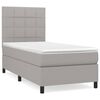 vidaXL Posteľn&yacute; r&aacute;m boxsping s matracom bledosiv&yacute; 80x200 cm l&aacute;tka