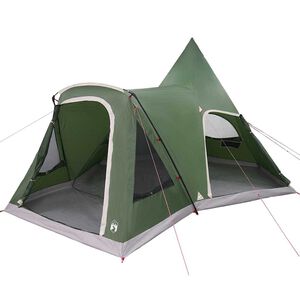vidaXL Teepee stan pre 5 os&ocirc;b 5 osoba Zelen&aacute;
