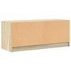 vidaXL TV skrinka so sklenen&yacute;mi dvierkami dub sonoma 102x37x42 cm