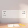 vidaXL N&aacute;stenn&aacute; magnetick&aacute; tabuľa biela 60x20 cm tvrden&eacute; sklo