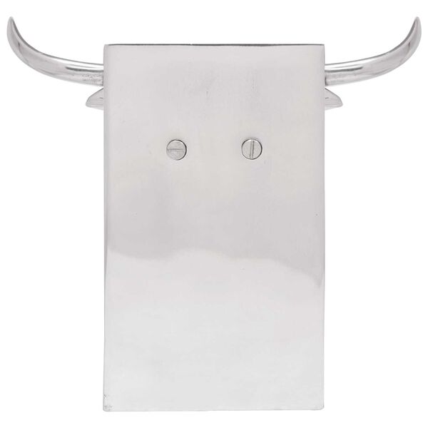 vidaXL Zar&aacute;žky na knihy 2 pcs Strieborn&aacute; 21,5 x 15,5 x 20 cm Hlin&iacute;k