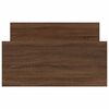 vidaXL Posteľný rám bez matraca hnedý dub 90x190 cm kompozitné drevo
