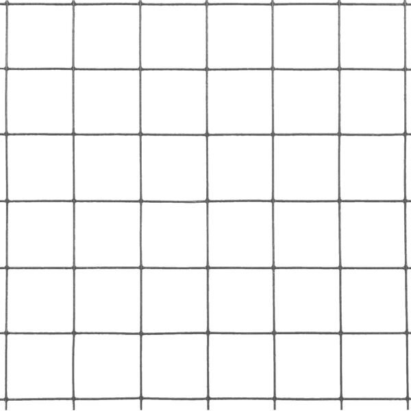 vidaXL Drôtené pletivo, oceľ potiahnutá PVC 25x1,5 m, sivé