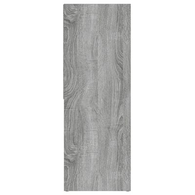 vidaXL Knižnica sivý dub sonoma 67x24x161 cm spracované drevo