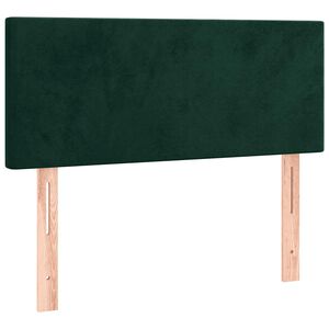 vidaXL Čelo postele tmavozelen&eacute; 80x5x78/88 cm zamat