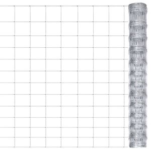 vidaXL Z&aacute;hradn&yacute; plot pozinkovan&aacute; oceľ 50x1,25 m strieborn&yacute;