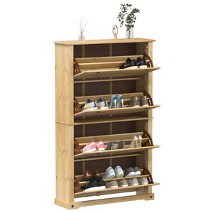 vidaXL Botn&iacute;k Corona 99x32x163,5 cm borovicov&yacute; mas&iacute;v