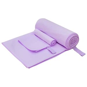 vidaXL Sada &scaron;portov&yacute;ch uter&aacute;kov 2 ks Fialov&aacute; 50 x 30 cm, 200 x 100 cm