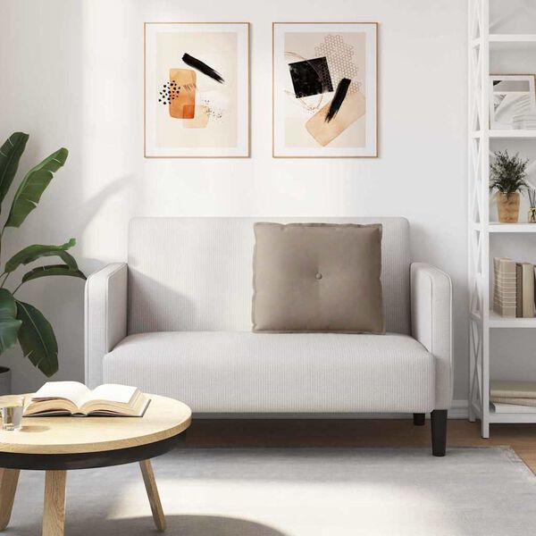 vidaXL Podu&scaron;ka na chrb&aacute;t Sivohned&aacute; 60 x 50 cm Mikrovl&aacute;kno