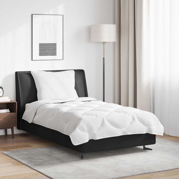 vidaXL Sada prikr&yacute;vok s vank&uacute;&scaron;om 2 pcs Biela Mikrovl&aacute;kno