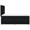 vidaXL Posteľn&yacute; r&aacute;m boxspring s matracom čierny 140x200 cm l&aacute;tka