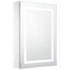 vidaXL LED k&uacute;peľňov&aacute; zrkadlov&aacute; skrinka 50x13x70 cm