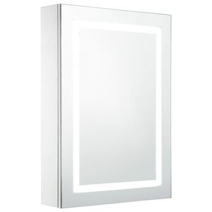vidaXL LED k&uacute;peľňov&aacute; zrkadlov&aacute; skrinka 50x13x70 cm