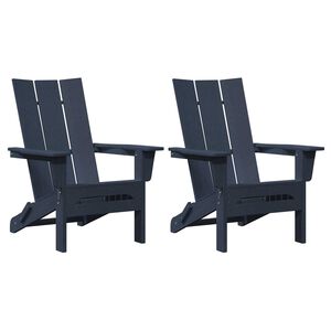 vidaXL Záhradný lounge nábytok 2 pcs Námornícka modrá