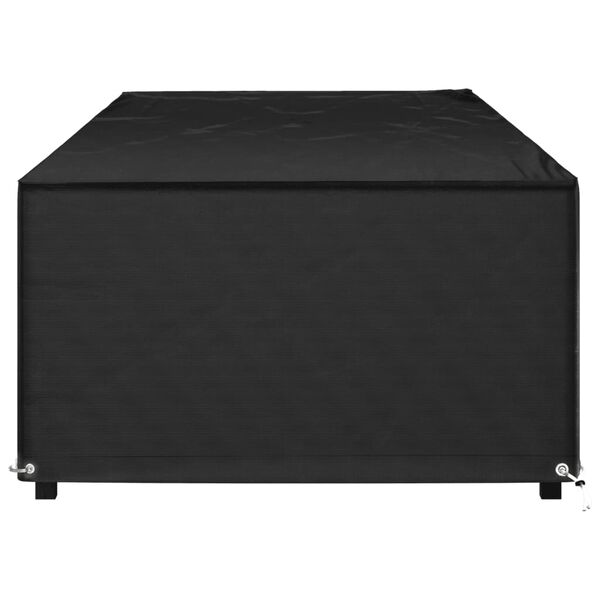 vidaXL Kryt na lehátko 12 očiek 205x75x40 cm polyetylén