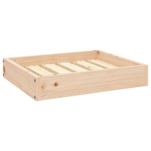 vidaXL Psia posteľ 51,5x44x9 cm borovicov&yacute; mas&iacute;v