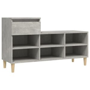 vidaXL Botn&iacute;k bet&oacute;novo siv&yacute; 102x36x60 cm spracovan&eacute; drevo