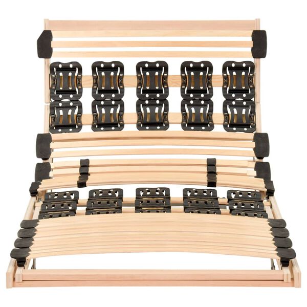 vidaXL Lamelov&yacute; posteľn&yacute; ro&scaron;t s elektromotorom nastaviteľn&aacute; hlava a nohy 70x200 cm