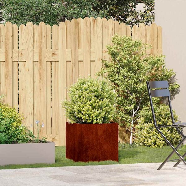 VidaXL kvetin&aacute;č Rusty Oceľ odoln&aacute; voči poveternostn&yacute;m vplyvom