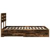 vidaXL R&aacute;m postele so z&aacute;suvkou s čelnou doskou Kompozitn&eacute; drevo
