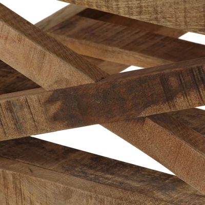 vidaXL Konferenčný stolík s kolieskami mangovníkové drevo 110x50x37 cm