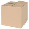 vidaXL Skladac&iacute; box s &uacute;ložiskom 50 ks Pr&iacute;rodn&aacute; 20 x 20 x 20 cm Kart&oacute;n